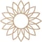 Ekena Millwork Daisy Wood Fretwork Pierced Ceiling Medallion, Alder, 40"OD x 13 1/4"ID x 3/8"T CMWP40X40X0375DAAL - alternate 5